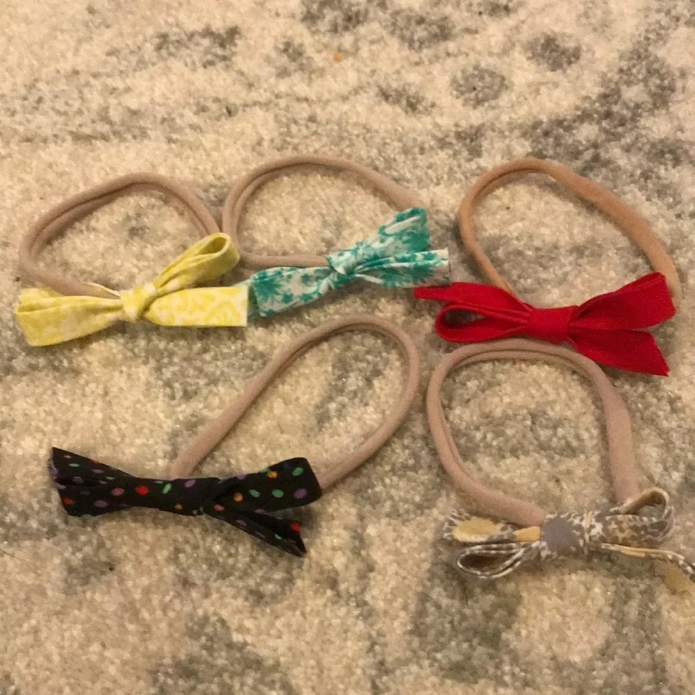 Bias tape bows!‎ Handmade! Have other colors!